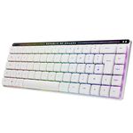 ASUS ROG Falchion RX Low Profile 65% Compact Wireless Gaming Keyboard, Pre-lubed ROG RX Red Low-Profile Optical Switches, Silicone Dampening Foam, Interactive Touch Panel, RGB-White, UK Layout