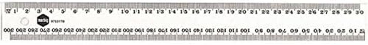 MARBIG(R) 975186 Ruler Clear Plasti