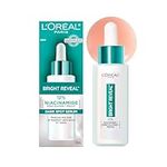 L'Oréal Paris Bright Reveal Dark Spot Face Serum, with 12% Niacinamide + Ferulic + Amino Sulfonic Acids, Reduces the Look of Stubborn Dark Spots, For All Skin Tones, Skincare, 30mL