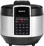 Starfrit 024600-002-0000 8-Liter Electric Pressure Cooker, Small, Silver