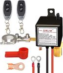 Remote Battery Disconnect Switch,Upgraded Kill Switch for Car Truck,Anti-Theft,Prevent Battery Drain,Dual Remote Control 12V 250A.