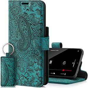 SURAZO Samsung A53 Case Wallet Leather Genuine - RFID 3 Card Slots & Cash Pocket - Secure Magnetic Closure Plus Stand Function - Flip Folio Cover - Only for Samsung A53 Screen Protector