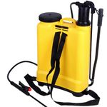 Drumstone ( 15 Years Warranty ) Manual Backpack Sprayer with 16-Liter Tank for Gardening, Pest Control, Fertilizing, Durable, Comfortable Design with Versatile Nozzle Attachments and Easy Maintenance