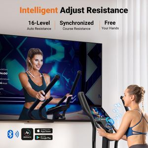 MERACH Long Stride Elliptical Trainer – Home Cardio Machine