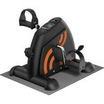 Sportneer Under Desk Exercise Bike & Pedal Exerciser with LCD Display, Portable Mini Stationary Bike for Home Use, Arm & Leg Fitness Equipment for Seniors and Rehab (Upgraded-Black)
