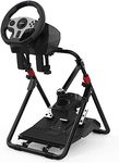 PXN-A9 Steering Wheel Stand For Logitech G920 G29 G25 G27 G923 GT500 T300RS/T300GT/ T500RS/TGT/TS with Shifter Mount Folding Stand Tilt-Adjustable Racing Wheel Stand (Steering Wheel NOT Included)