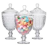 Woaiwo-q Candy Jar Set of 3,Apothec
