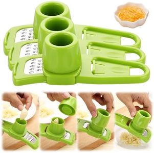 Garlic Grinder, 2026 New Garlic Press, Multi-Purpose Garlic Mincer for Home Kitchen, Garlic Slicer for Cooking and Meal Prep, Compact Garlic Chopper for Chef (3 PCS)