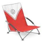 Low Beach Chair Lightweight Portable Outdoor Camping Seat With Carry Bag - Campervan Accessories - Gifts For Camper Van Owners