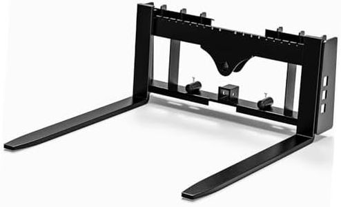 Garvee 4000lbs Skid Steer Pallet Fork, 48" Frame Pallet Forks for Skid Steer Loaders Tractors