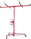 Drywall Lift Panel Hoist, 11 FT Sheetrock Lift Drywall Lift, 150lb Weight Capacity Panel Hoist Jack Tool With 3 Lockable Wheels