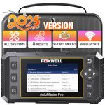 2025 FOXWELL NT624 Elite All System Scan Tool 8 Reset ODB2 Scanner ABS Bleed/SAS/TPS/Oil/EPB,BRT,Injector,D-P-F Resets Car Diagnostic Tool for All Cars Lifetime Free Update Battery Test Car Scanner