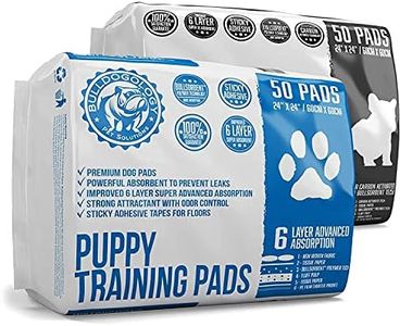 Bulldogology Premium Puppy Training Pee Pads Bundle Kit (Large, 2X 50-Count)