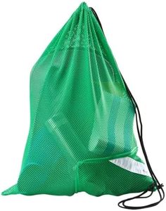 Sporti Swimming Equipment Bags, Mesh Drawstring Backpack, Swim Bag for Swimmers, Mesh Backpack for Beach, Gym and Workout Gear - Mesh Bag with Zipper Pocket - Kelly Green