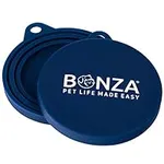 Bonza Pet Food Can Covers, Set of 2 Universal Silicone Can Lids for Dog or Cat Food Can Covers, BPA Free, Food Safe, Dishwasher Safe