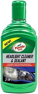 Turtle Wax 53146 Headlight Restorer Headlamp Cleaner Liquid 300ml (Packaging may vary)