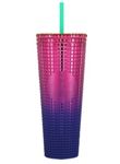 Starbucks Cold Cup Tumbler Venti 24 oz Summer 2022 (Watermelon Pink Purple Gradient)