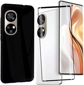 MAOUICI Case for Ulefone Note 17 Pro Cover (6.78 inches),Black Shell Case for Ulefone Note 17 Pro with 1 Tempered Glass Screen Protector