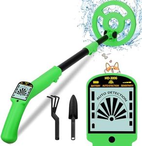 XIIULIUU Metal Detector, Adjustable 70-96cm Metal Detector for Kids with Intuitive LCD Display, Lightweight Kids Metal Detectors with 6” Search Coil for Exploration Hiking