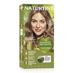 Naturtint Permanent Hair Colour Gel 8N Wheatgerm Blonde, Plant Enriched, Biobased, Ammonia Free, Long Lasting Grey Coverage and Radiant Colour, Nourishment and Protection