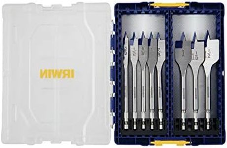 Irwin Tools IRWIN Speedbor Max Drill Bit Set, 8-Piece (IWAX128PC)