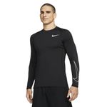 Nike Pro Dri-FIT Men's Tight Fit Long-Sleeve Training Top, Black, Large