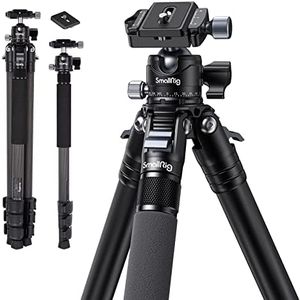 SmallRig Lightweight Compact Carbon Fiber Tripod with Detachable Monopod, 360° Ball Head, Quick Release Plate, Load up to 26.5 lbs/12 kg-4060