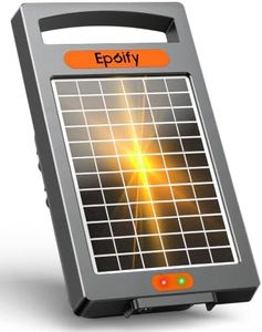 Epoify Solar Fence Charger, 0.32J, 20-Mile Coverage for Gardens, Deer
