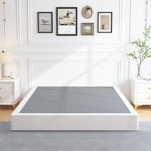 ALDRICH Queen Box Springs 9 Inch Heavy Duty Metal Box Spring Mattress Foundation 3000lbs Max Weight Capacity/Non-Slip/No Noise/Easy Assembly/Easy Clean Cover