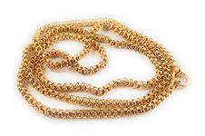 CUTE GOLD 1 Gram Micro Gold Plated & Copper Traditional Designer Fashion Jewellery Chain for Women