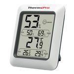 ThermoPro TP50 Digital Thermo-Hygrometer Indoor Room Thermometer with Max and Min Recording, Humidity Meter with Climate Indicator for Room, Office and Climate Control Monitor