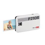 KODAK Mini 2 Retro 4PASS Portable Photo Printer (2.1x3.4 inches) + 8 Sheets, White