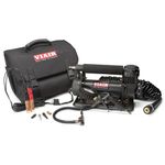 VIAIR 450P/45044 Automatic Portable Compressor, Tire Inflator Kit, Air Compressor for Truck, Jeep, SUV, and Car Tires, Air Pump Kit, Car Accessories, 100% Duty Cycle, 150 PSI/1.80 CFM, Stealth Black