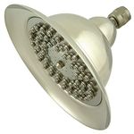 Kingston Brass K306C8 Designer Trimscape Vintage 6" Bell Brass Shower Head, Satin Nickel