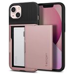 Spigen Slim Armor CS Back Cover Case Compatible with iPhone 13 (TPU + Poly Carbonate | Rose Gold)