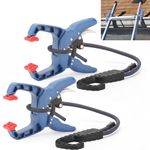 2 Pcs - Ladder Clamp - Ladder Stabilizer for Roof Gutter - Lock Ladder Grip -Fastens to Gutters to Prevent Slipping - Roof Ladder Stabilizer - Adjustable Ladder Stabilizer