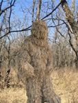 Lightweight Mossy Ghillie Suit Camo Sniper Jacket with Pants Set (Mossy, XL/XXL)