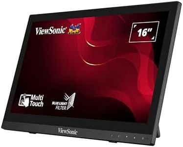 Viewsonic - LED Monitor - 16" (15.6" viewable) - Touchscreen - 1366 x 768 @ 60 Hz - TN - 190 cd/m² - 500:1-12 ms - HDMI, VGA - Speakers