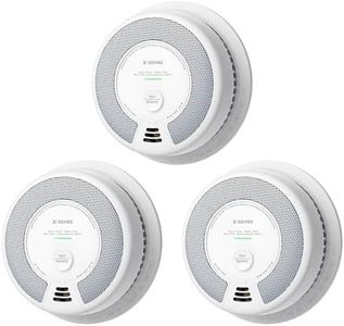 X-Sense Smoke Detector Carbon Monoxide Alarm Combo 10-Year Battery, UL 217 & UL 2034 Certified, Model SC06, 3-Pack