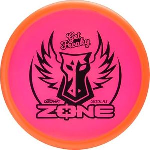 Discraft Crystal FLX Zone with Brodie Smith Get Freaky Stamp Putter Golf Disc, Colors May Vary