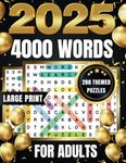 4000 Word Search for Adults Large Print (200 Themed Puzzles): Big Multi-Themed Word Search Puzzle Book for Adults, Teens & Seniors.| Themed Puzzles With Full Solutions