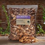 BBQ Smoking/Smoker Wood Chips Jumbo 4.5 Litre Bag – (24 Great Flavours 100% Natural Nothing Added) Smoking Food in a Smoker/BBQ - Many from our own Woodland (Alder)