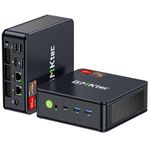 GMKtec AMD Ryzen 7 Mini PC W-11 Pro 7730U(Schlagen Sie Ryzen 7 5825U) (8 C/16 T4,50 GHz), M5 Ultra Dual LAN 2.5G Mini Computer, 16GB DDR4 RAM+512GB PCIe-SSD, WiFi 6, USB 3.2, USB-C, BT 5.2, DP, HDMI