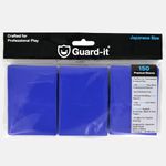 Guard-it - 150 Matte Blue Small Japanese Size Trading Card Sleeves - Premium Deck Protectors for Yu-Gi-Oh, Cardfight!! Vanguard & Photocards