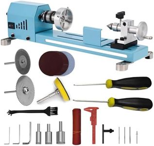 Mini Lathe Machine Multi-Purpose Lathe With Professional Tools Torno Para Madera Cutting Grinding Polishing Desktop Metal Lathes Easy To Use