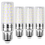 SAUGLAE Led Corn Bulbs 15W, 120W Incandescent Bulbs Equivalent, 6000K Daylight White, 1700Lm, E27 Large Edison Screw LED Light Bulbs, Pack of 4