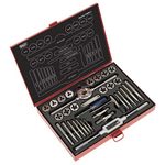 Sealey Ak3033 Tap and Die Set 33Pc Split Dies Metric/Unf/Bsp