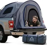 CROSSHIP Truck Bed Tent for Pickup Trucks - PU3000mm Water-Resistant Canopy Anti-Tear Fabric - Insect-Prevention Double Layer for 2 Person - Replacement for Ford, Chevy, Dodge, GMC, Nissan, Toyota