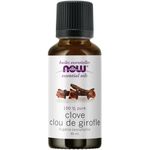 NOW Essential Oils, Clove Oil, Balancing Aromatherapy Scent, Steam Distilled, 100% Pure, Vegan, Child Resistant Cap, 30mL