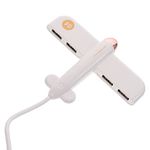 Hemobllo Airplane Shaped USB Hub- Cute USB Hub, Air Plane Extension Line Converter Charger for Desktop Computer, Computer Accessories 1 PC USB Hut 4 Ports (White)